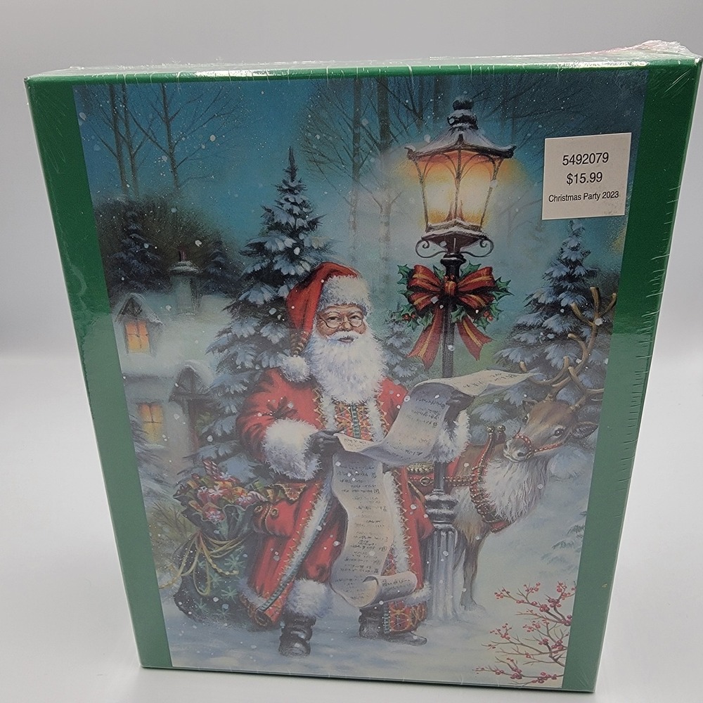 Santa Claus 1000 pc Puzzle Christmas Party‎ NEW SEALED reindeer holiday snow